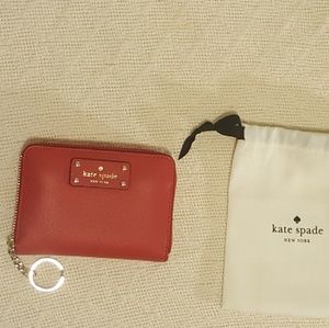 NWT Red Kate Spade Wallet